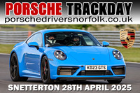 Porsche Drivers Norfolk - Snetterton Race Track - 28.04.2025 by PR